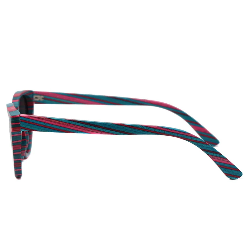 56358 mode nouveau bambou bois lunettes planche à roulettes Bois lunettes de soleil polarisées Européenne et Américaine pilote lunettes de soleil