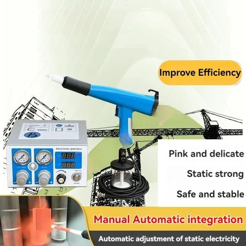 

Brand New 220V 110V Lab Test Electrostatic Powder Coating Machine with Test Cup Powder Coating Spray Gun
