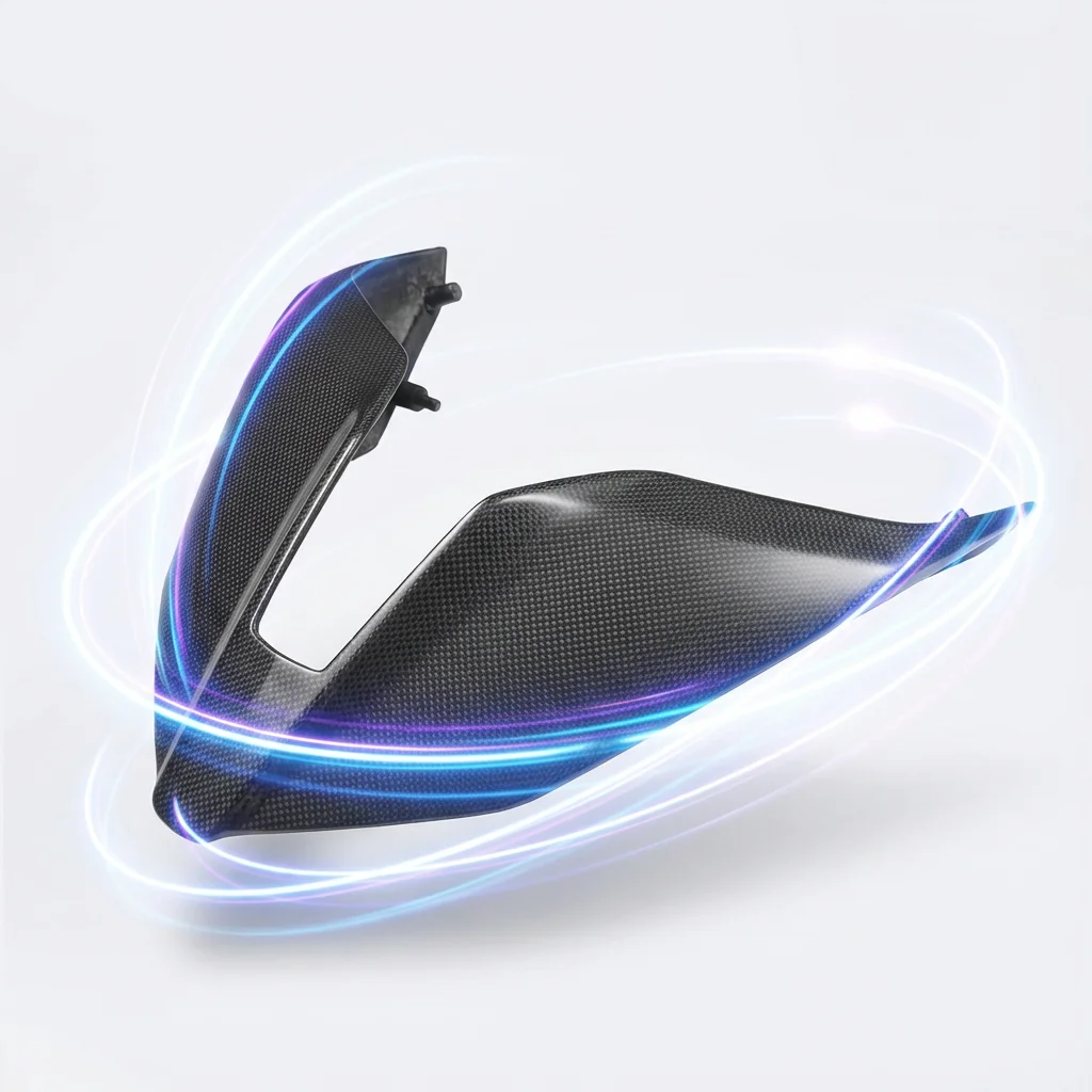 For DUCATI 2025-2026 Panigale V4 Carbon Fiber Single Seat Tail Guard (Part Number 96981941AA)