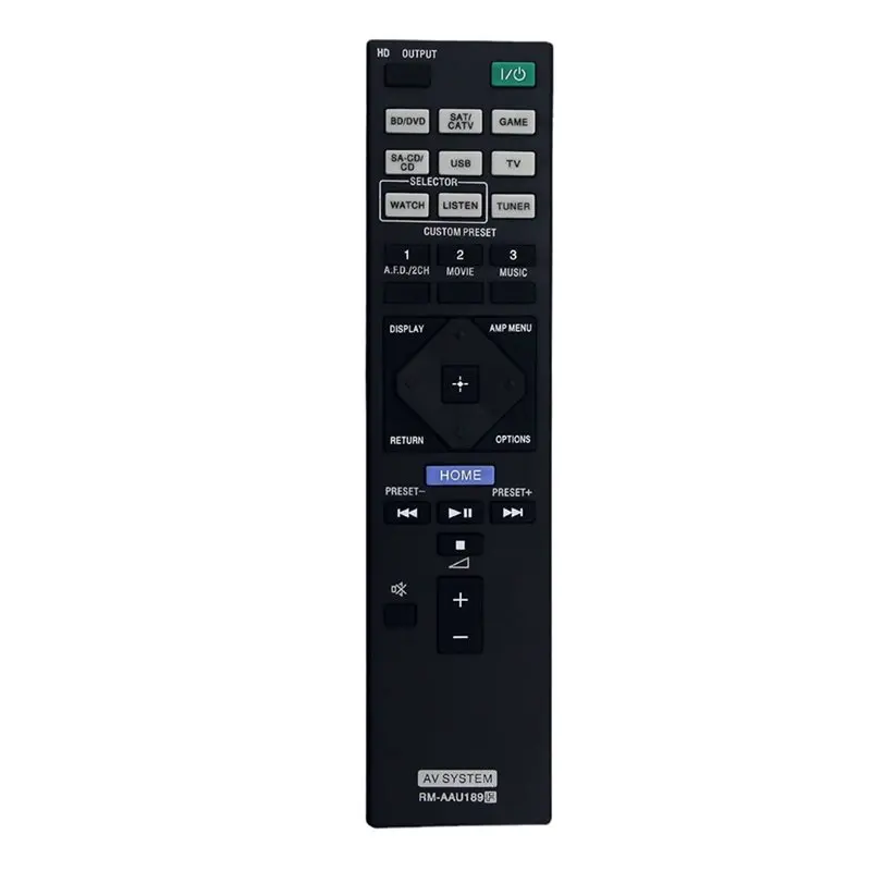 B27B For Sony AV Audio Equipment Remote Control RM-AAU189 Remote For STR-DN850& STR-DN1050 Wireless Home Theater Systems Receive