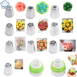 10 Styles Russian Tulip Icing Piping Nozzles Stainless Steel Flower Cream Pastry Tip Kitchen Cupcake Cake Decorating Tools