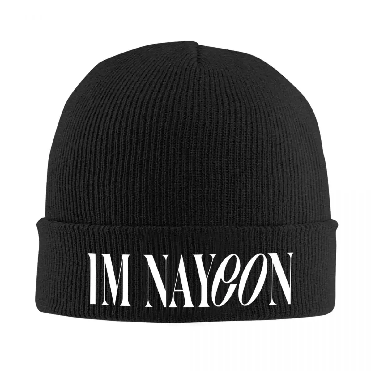 IM NAYEON Korean Singer Beanie Hats TWICES Bonnet Hats Men Women Retro Kpop Skullies Beanies Autumn Winter Design Elastic Caps