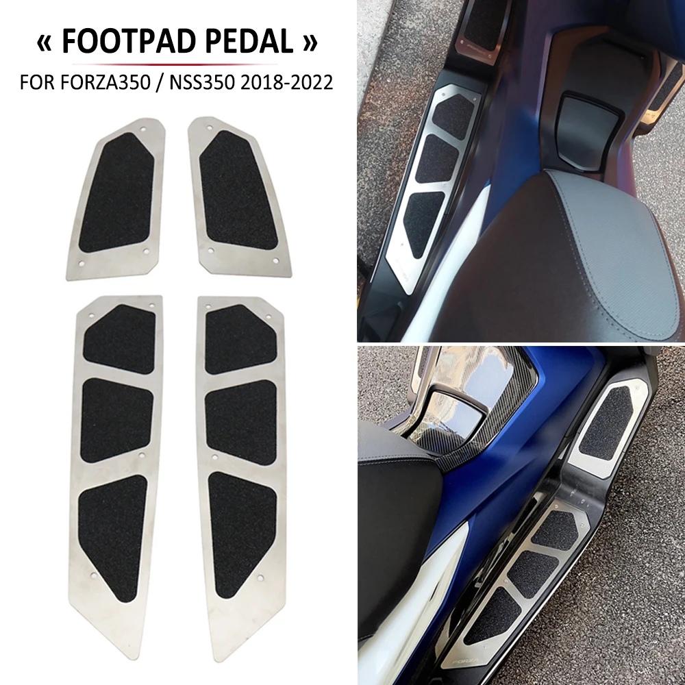 For Honda Nss350 NSS 350 330 NSS330 2018-2022 NEW Motorcycle Footerst Footpad Footboard Foot Pad Pedal Plate Floor Panel