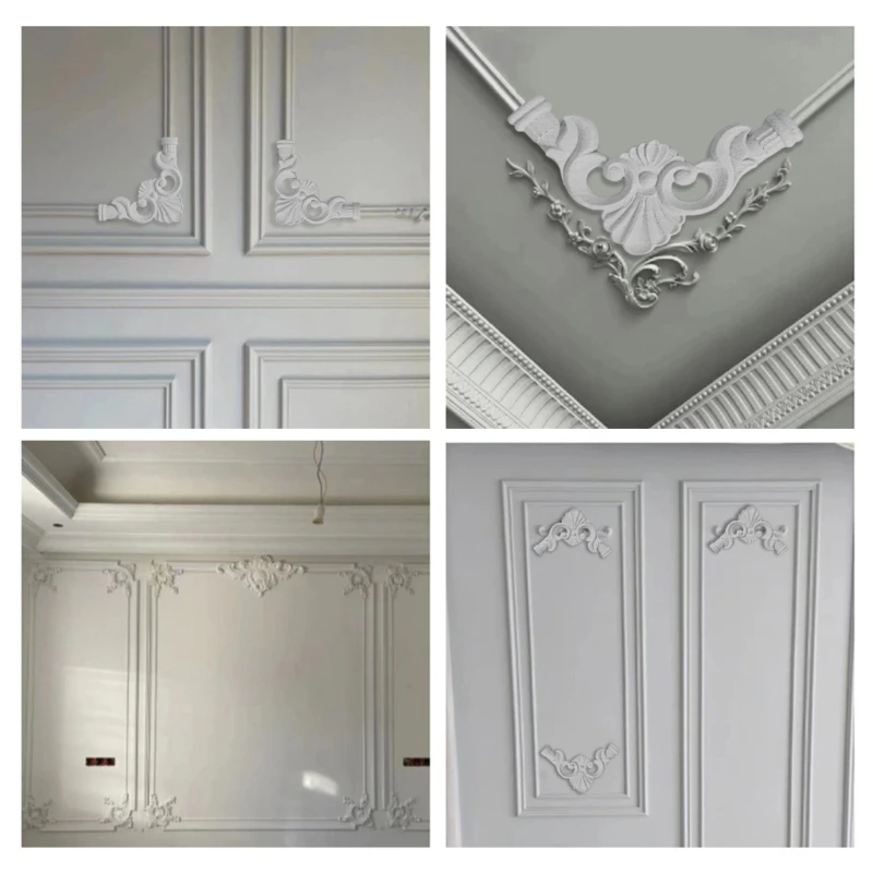 Upgrades French Crafted Floral Wall Ceiling Cabinet Door Decorative Accent For Stylish Interior Design top sale