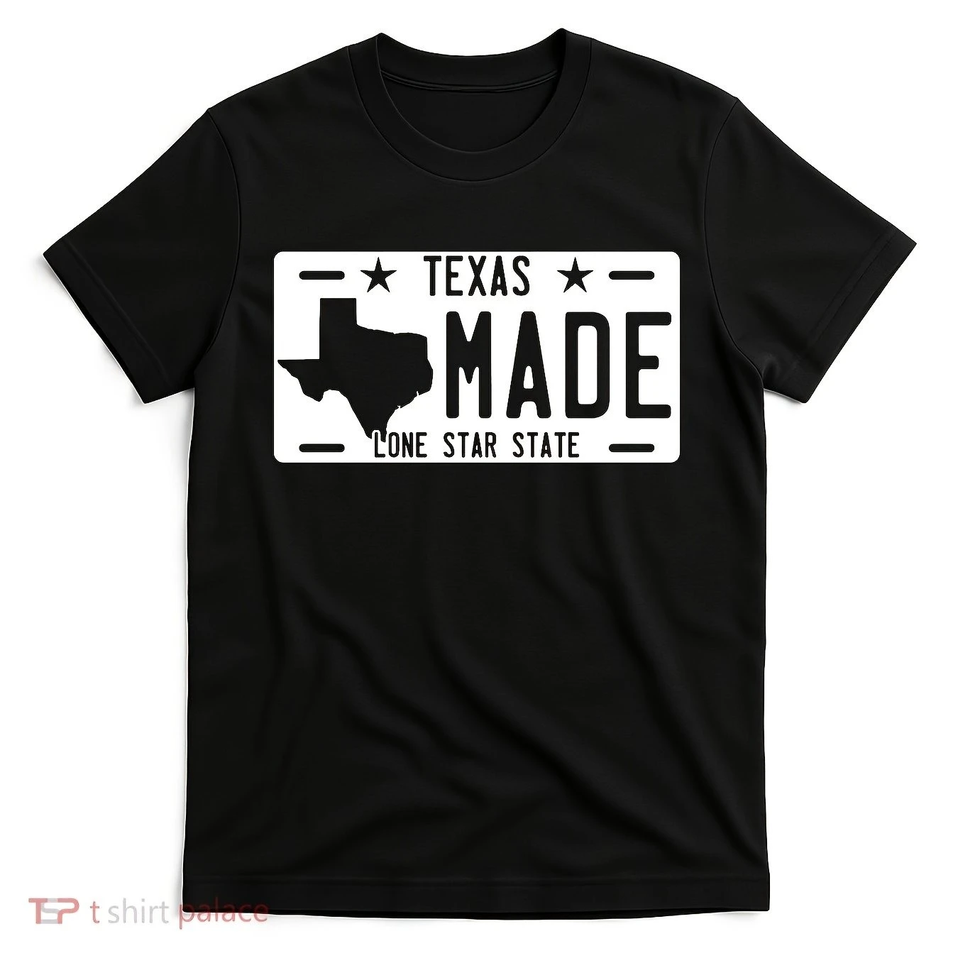 Men'S Texas Made Lone Star State Graphic T-Shirt Retro Vintage Tee Texas License Plate Design Austin Dallas Houston San Antonio