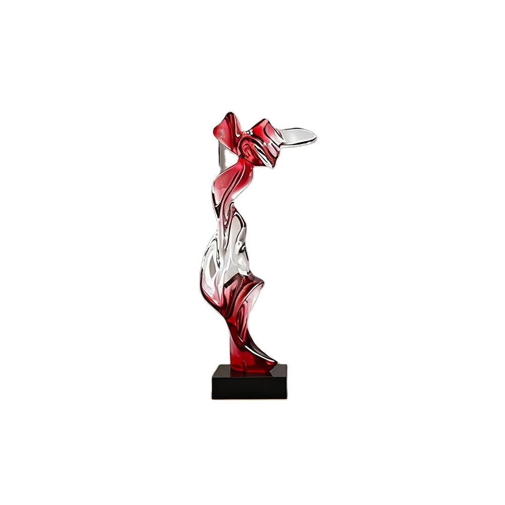 ✿d Wholesale Custom Folk Art Sculpture High Grade Liuli Crystal Glass Trophy Award Souvenirs Gifts