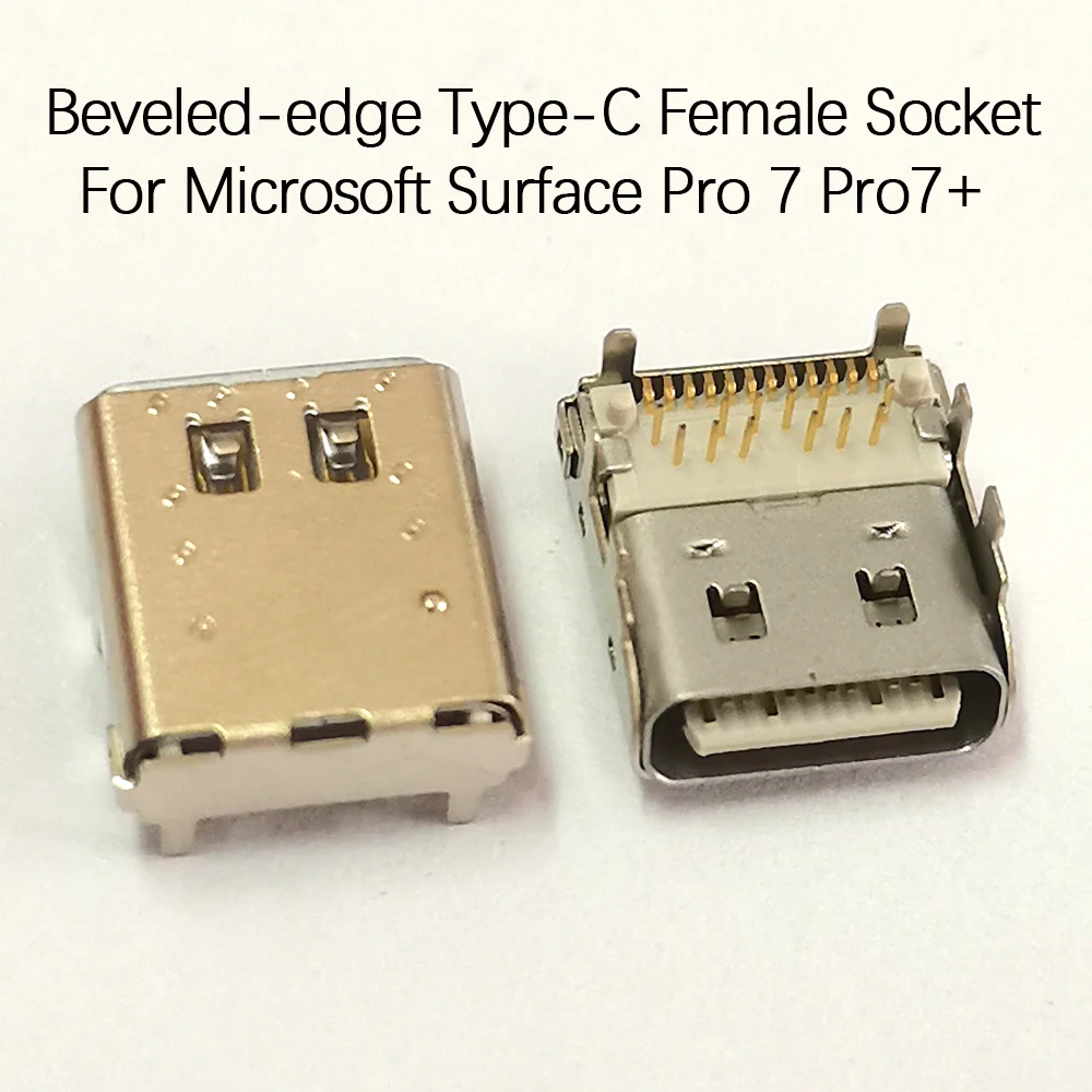 1 Stück Typ-C-Buchse für Ladeanschluss, Stromanschluss, geeignet für Microsoft Surface Pro 7 Pro7+ Plus, USB-C-Ladeanschluss, zur Reparatur. – Detail 1