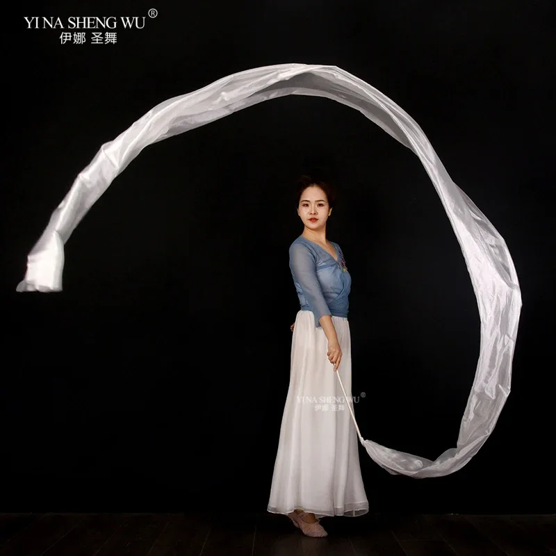 البوليستر الرقص الشرقي غاسل الجمباز الإيقاعي شرائط الرقص الفني اكسسوارات الكنيسة العبادة الثناء راية النبوية