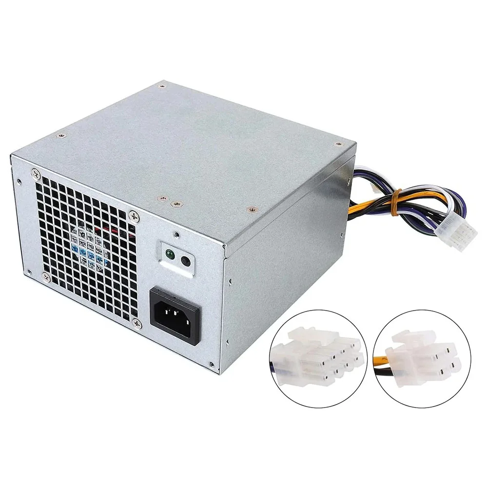 PC Repair PSU For OptiPlex Easy Installation Power Adapter Voltage Regulator Stabilizers Pins 1-4 2-8 Quiet Cooling Fan