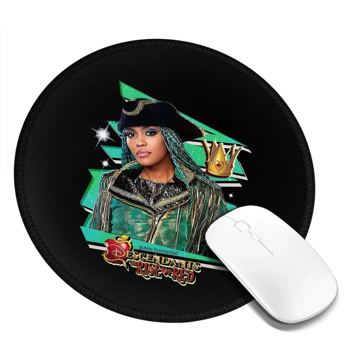 Uma On DescendantsThe Rise Of Red - China Anne McClain Round Mouse Pad Computer Keyboard Mouse Mat Gamer Laptop Desk Mat