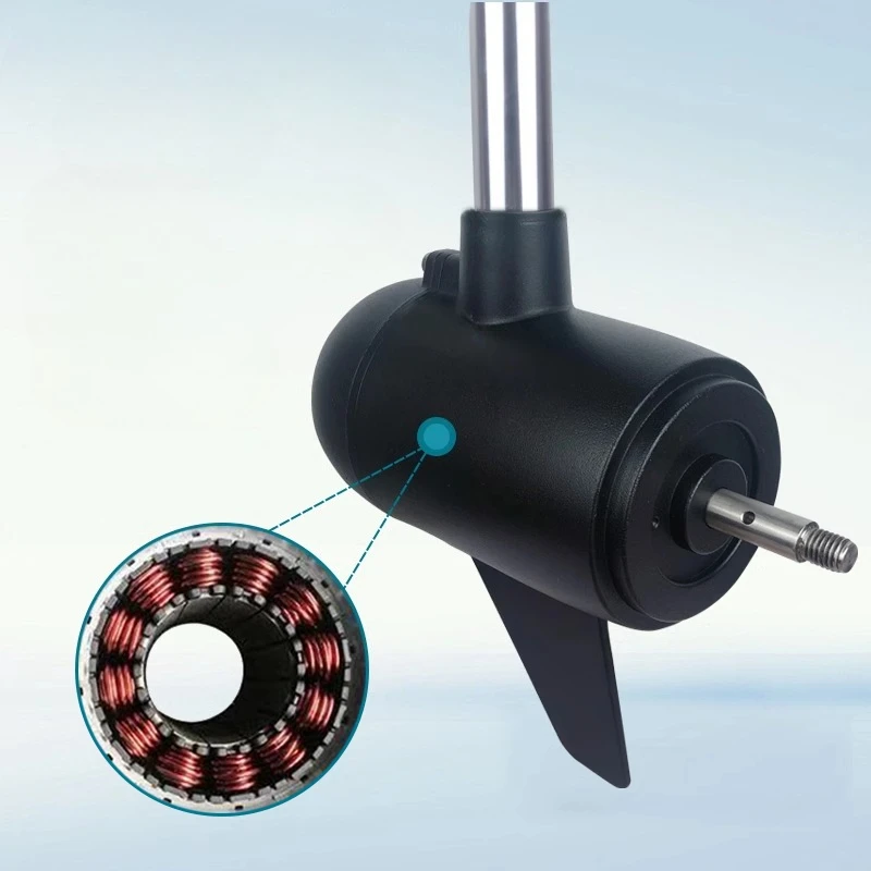 150lb 12V24V48V High Power Brushless Electric Thruster Marine Outboard Motor for Boats Kayaks Inflatable Boats with Propeller