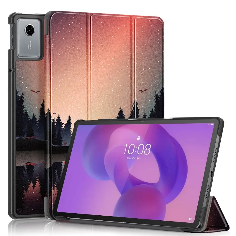 

Чехол для Lenovo Xiaoxin Pad 11 2025 TB335FU, трехскладной магнитный чехол Flio с жесткой задней подставкой, чехол для Xiaoxin Pad 11 2025