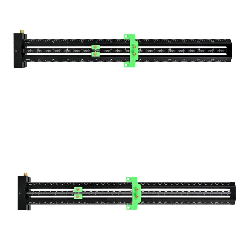 A81M New Vertical Marking T-Type Hole Marking Mark/T-Type Double-Line Ruler With Steel Needle/Parallel Marking Ruler