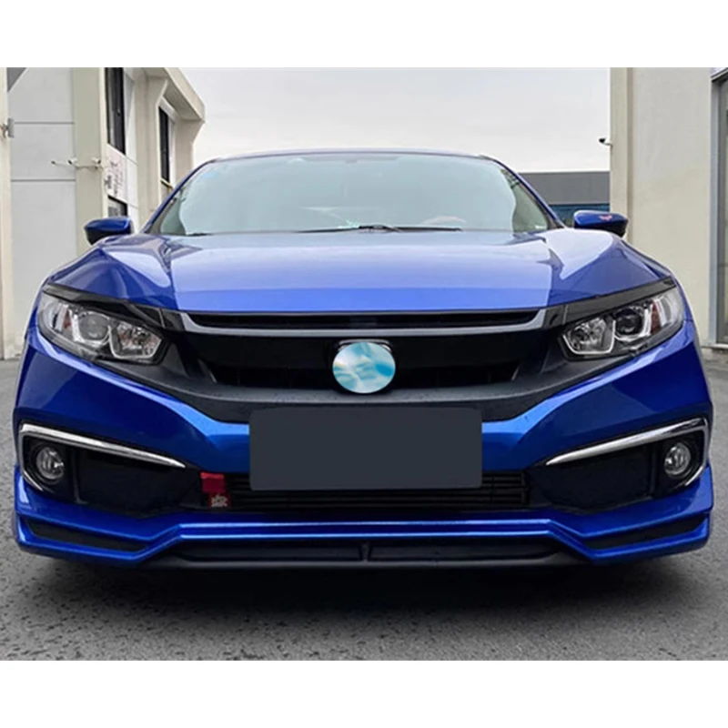 

For Honda Civic Sedan 2019 2020 Year Front Diffuser Lip Splitter Spoiler Body Kit Car Styling