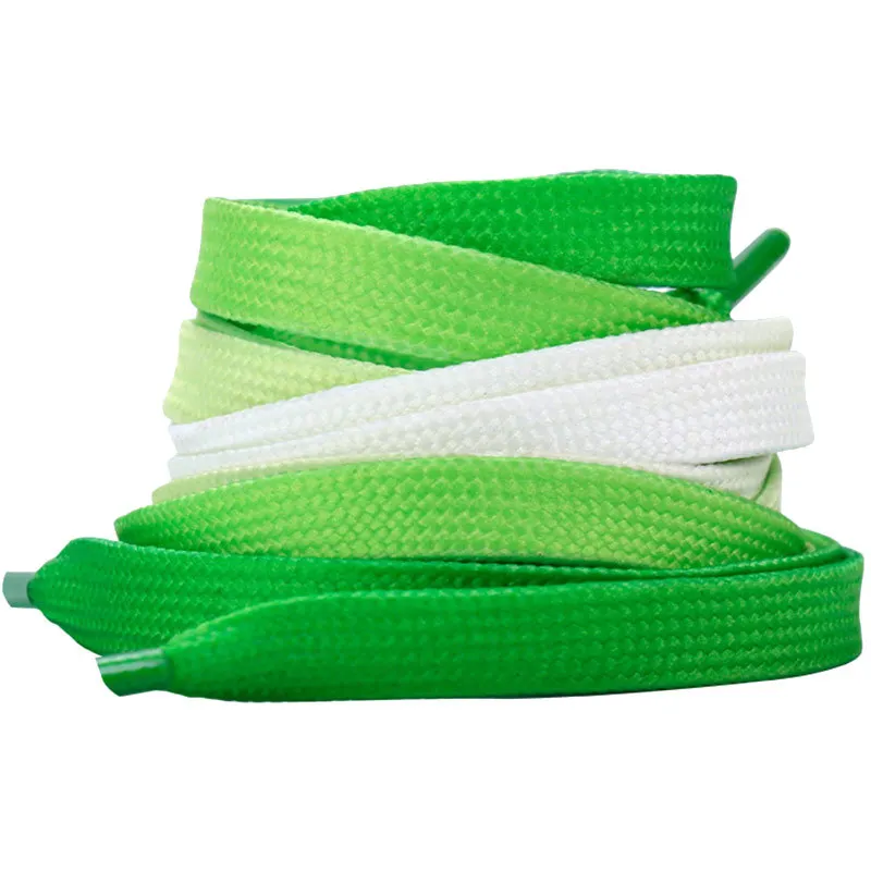 1 Pair Of Colored Canvas Silk Shoelaces Candy Gradient Shoe lace Solid Color Party Shoe laces Children\'s And Adult Shoestrings