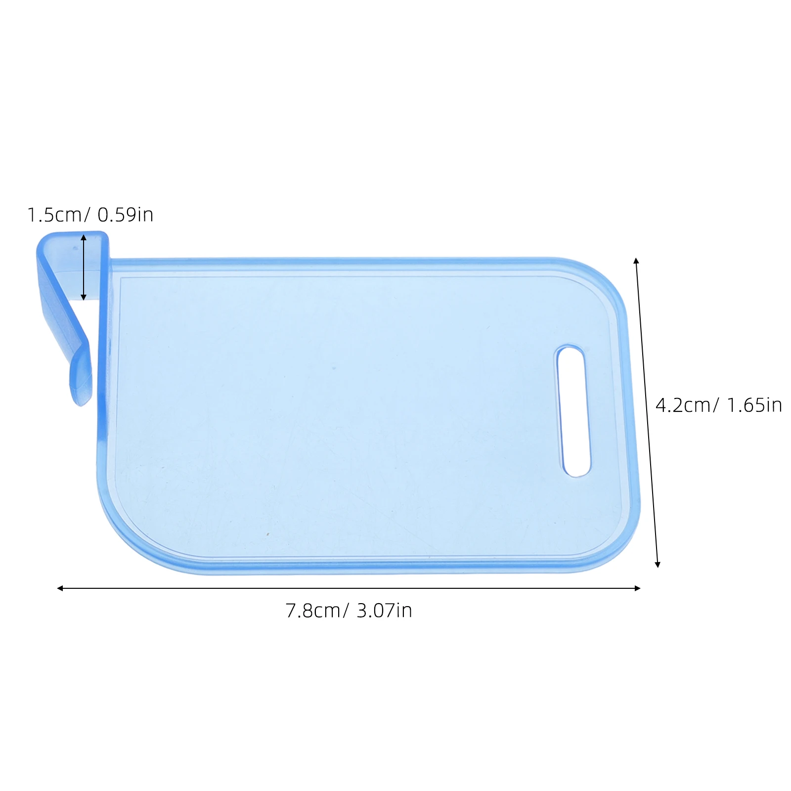 10개입 트레이딩 카드 박스 디바이더 플라스틱 클립 블루 카드 게임 액세서리 보관 정리 도구 효율적인 분류 디바이더
