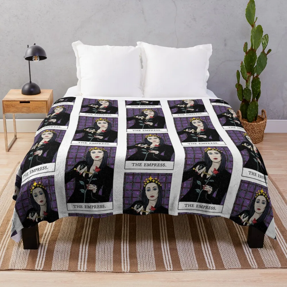 The Empress Tarot Card Throw Blanket Decorative Sofas Luxury Thicken Plaid on the sofa Blankets