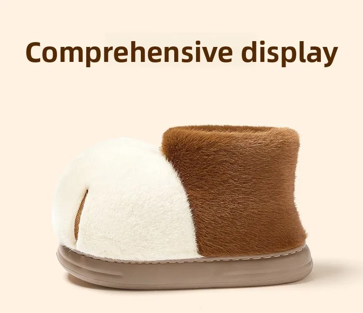 2026 Winter Niedliche Katzenpfoten-Hausschuhe für Damen, Rutschfeste Flauschige Modische Warme Plüsch-Slides, Outdoor-Katzenpantoffeln – Detail 8