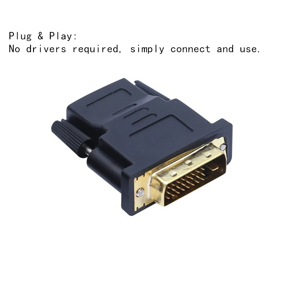 HD متوافق 24 + 1 24 + 5 DVI إلى HDMI محول يدعم DVI-D DVI-I إشارة رقمية 1080P 60 هرتز التوصيل اللعب مطلية بالذهب لشاشة GPU #5