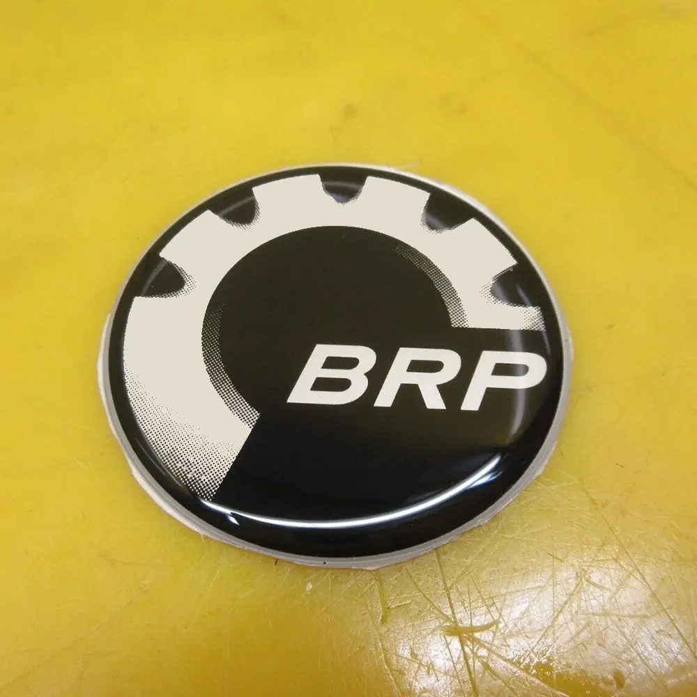 For SKI-DOO CAN-AM SEA-DOO BRP EMBLEM STICKER 68MM - High Gloss Gel Resin Resin Finish