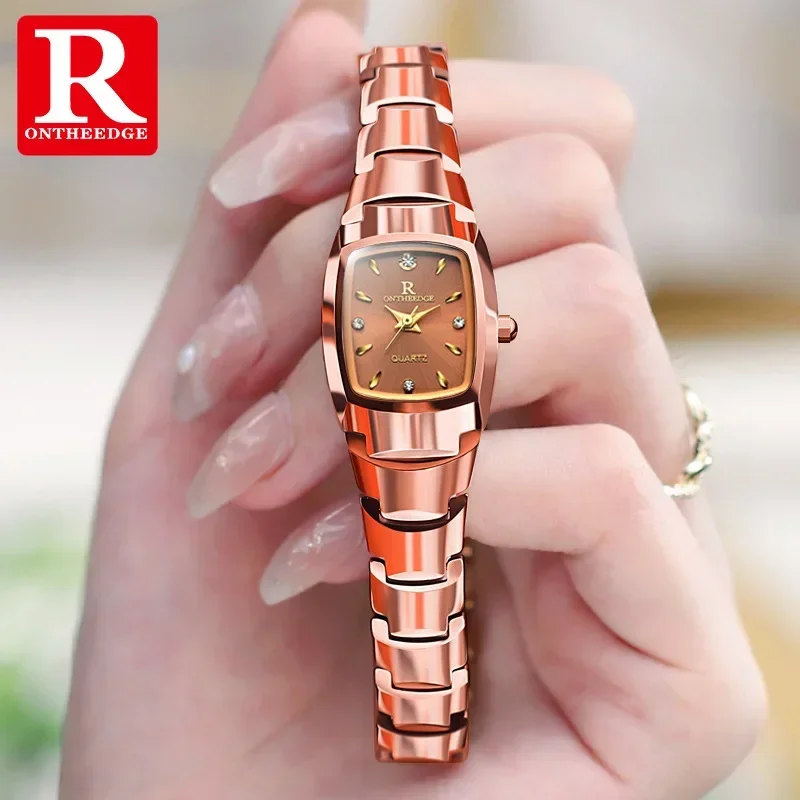 Christmas gift Ruizhiyuan tungsten steel women's watch