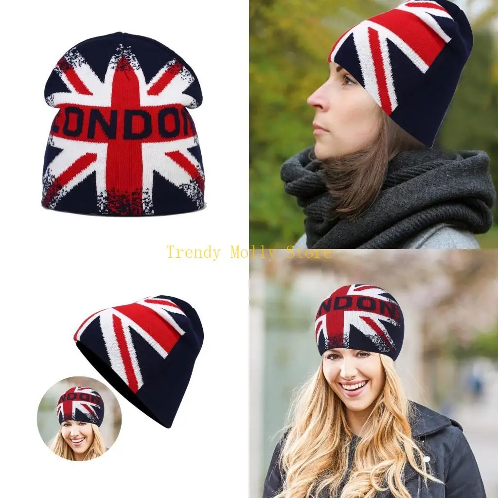 

N5KB Шапки-бини Зимняя вязаная шапка Мягкая теплая лыжная шапка унисекс Осень-зима Skullies Теплые повседневные шапки Вязаная с