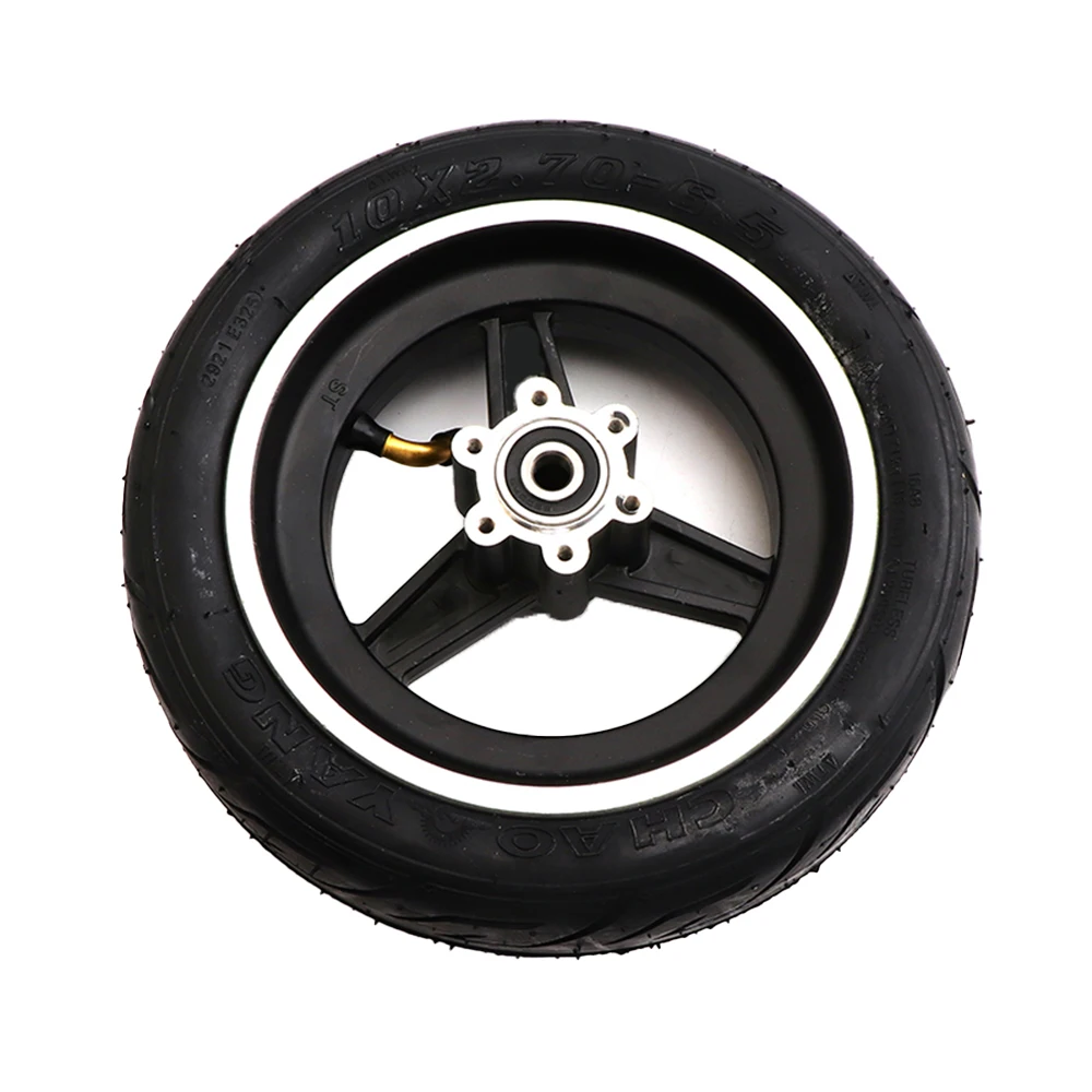 

10X2.70-6.5 Wheel Hub with 10 Inch Tubeless Tire for FLJ SK1 Speedway 5 Dualtron 3 Electric Scooter Replacement Modified Parts