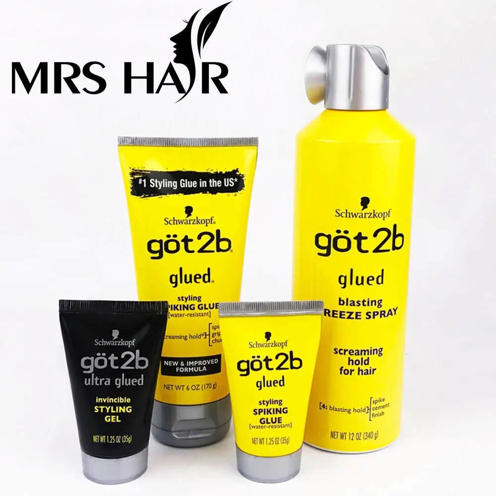 got2b Hair glued Gel Hair Styling  Waterproof Hair Styling Products Hair Custom Shape Glued 150ml Makeup Stage Salon Hair Style