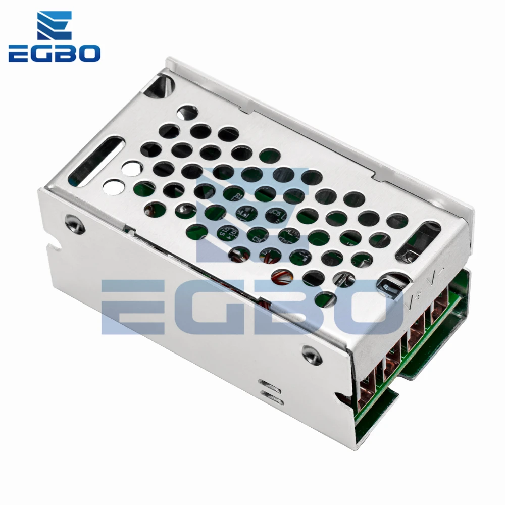 Módulo de Alimentação com Shell de Alumínio para Telefones, Step Down Board, DC-DC, 9V, 12V, 24V, 36V a 5V, 5A, 4 Saída USB