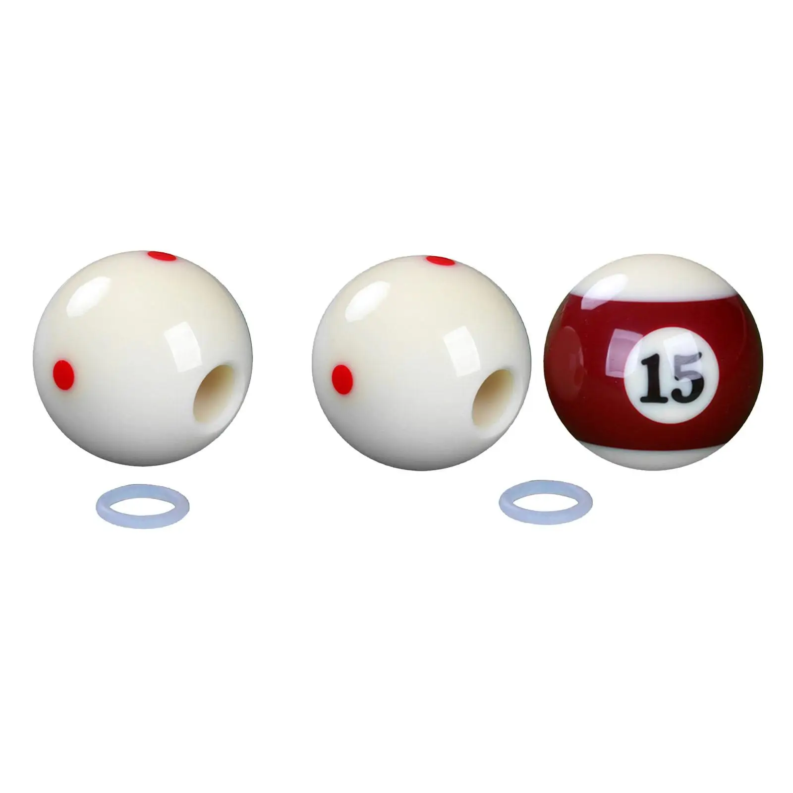 Boule de queue de billard avec trou, entraîneur de billard, accessoires de queue de billard