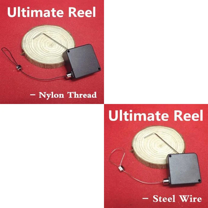 Carrete definitivo (hilo de nailon/alambre de acero disponible), trucos de Magia, escenario, calle, objeto de Magia, dispositivo que desaparece, accesorios para trucos de Magia