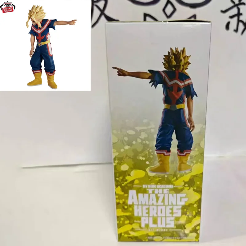 

BANDAI NAMCO оригинал в наличии My Hero Academia THE AMAZING HEROES PLUS All Might ПВХ18см Аниме Фигурка Модель орнамент Подарочная игрушка