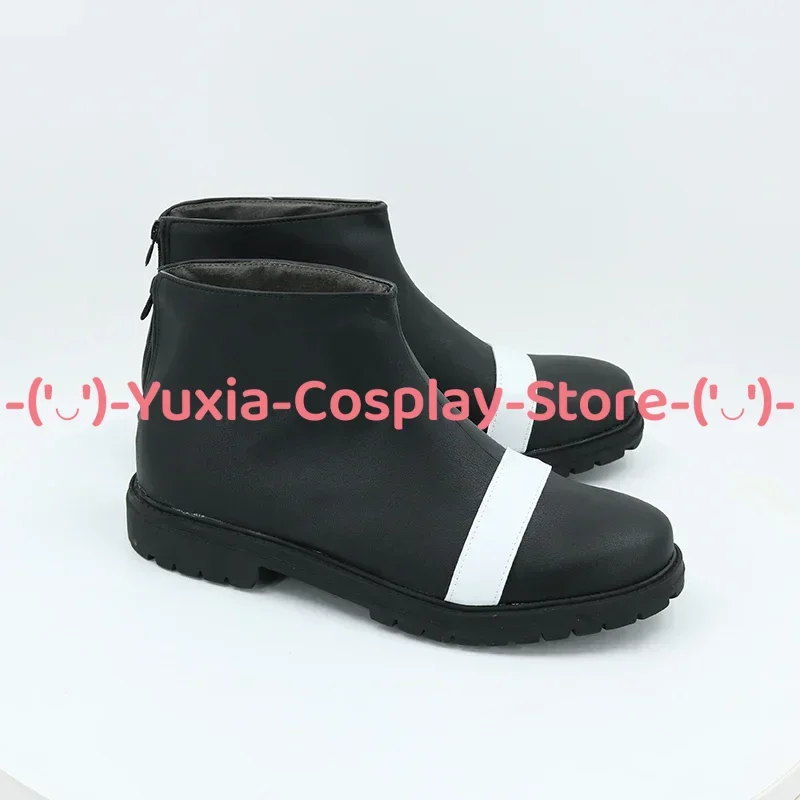 Yuxiacosplay! Chaussures de Cosplay l'attaque des titans Levi Ackerman, accessoires de personnage d'anime, bottes en cuir PU, Costume de fête de carnaval d'halloween