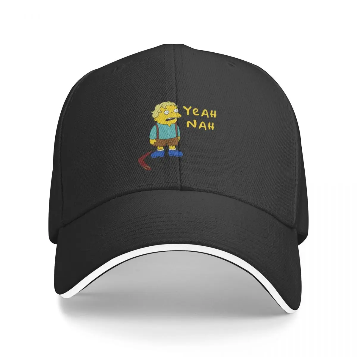 Tobias Yeah Nah Baseball Cap Sun Cap Wild Ball Hat Uv Protection Solar Hat Women's 2024 Men's