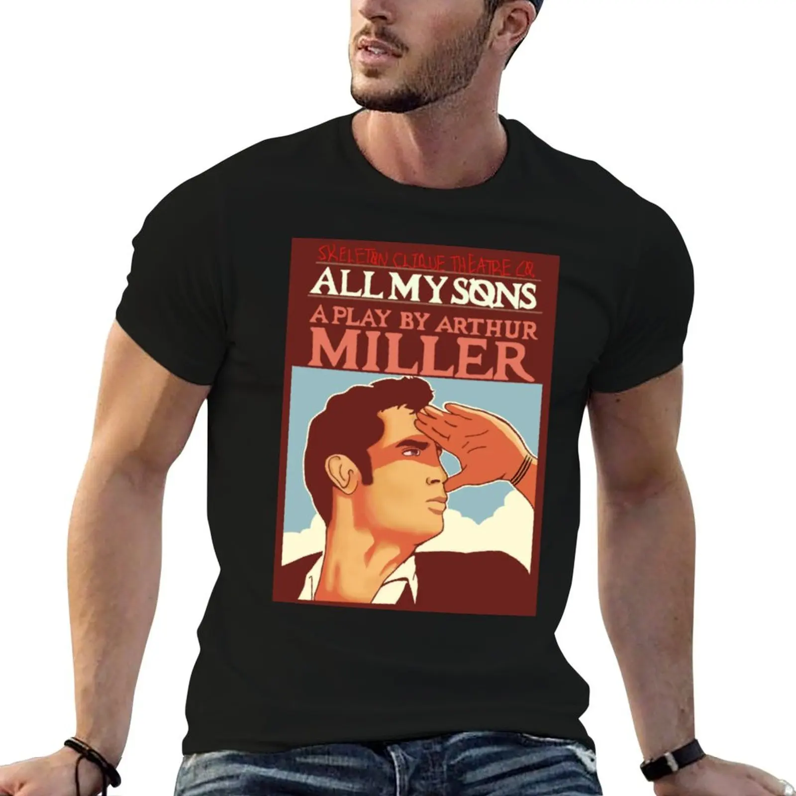 all my sons playbill top T-Shirt Blouse Funny t-shirts oversize t-shirts man plain t shirts men