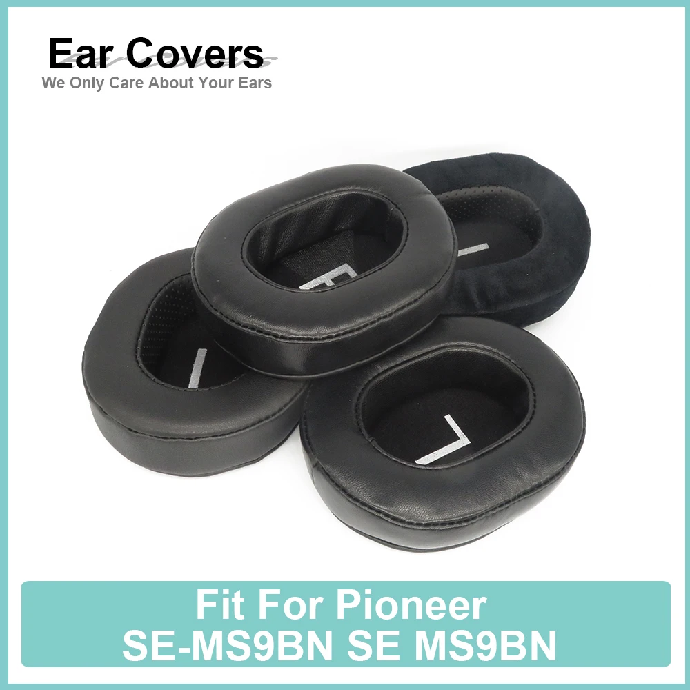 Earpads For Pioneer SE-MS9BN SE MS9BN Headphone Earcushions Protein Velour Sheepskin Pads Foam Ear Pads Black Comfortable