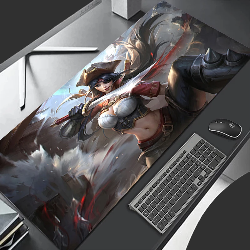 

Mousepad Pattern HD Mouse Pad Desk Mat Computer Gaming Keyboard Pad Rubber Katarina L-league Of Legends Mat Non Slip Mouse Mat