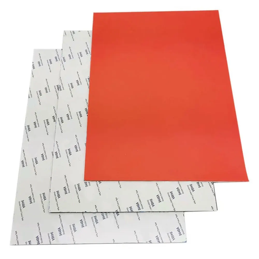 A4 Gray Laser Rubber Sheet With adhesive Oil Abrasion Precise Engraving Printing Sealer Stamp 297x211x2.3mm