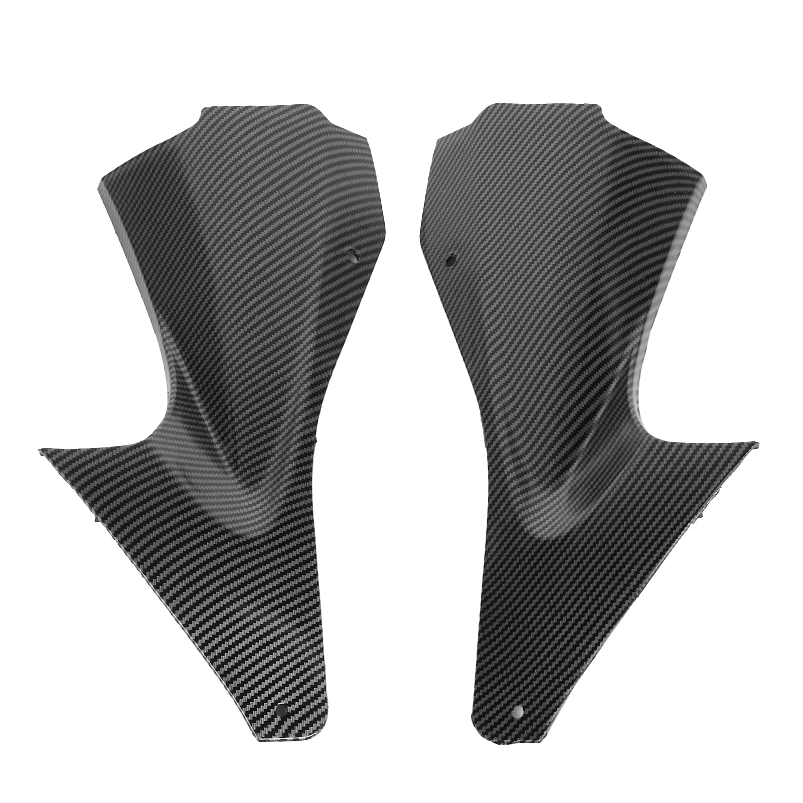 Carbon Fiber  Motorcycle Side Air Duct Cover Fairing Insert Part Fit for  YZF R6 2006‑2007 Motorcycle Parts