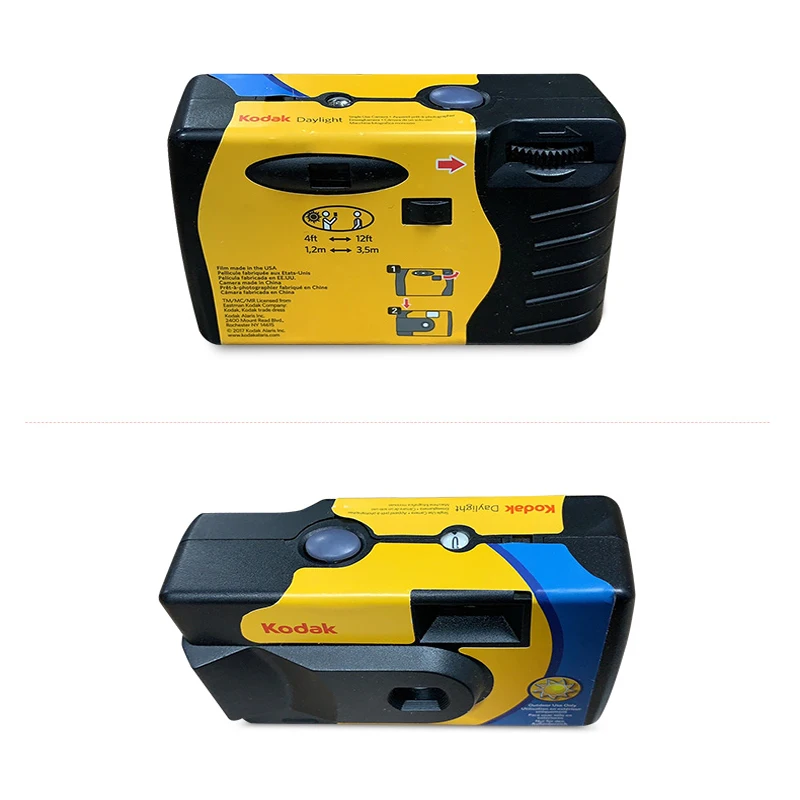 Kodak Camera Kodak 39 Foto Luce diurna Pellicola usa e getta Fotocamera Punto e punto Fotocamera ACE per regalo di compleanno Nessun flash sfarfallio