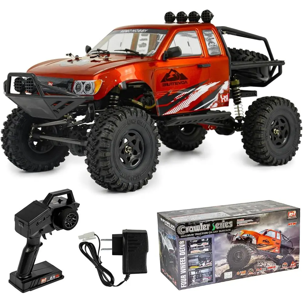 

Радиоуправляемый монстр-трак-краулер 4WD в масштабе 1:10 с двухскоростной трансмиссией для любителей и взрослых