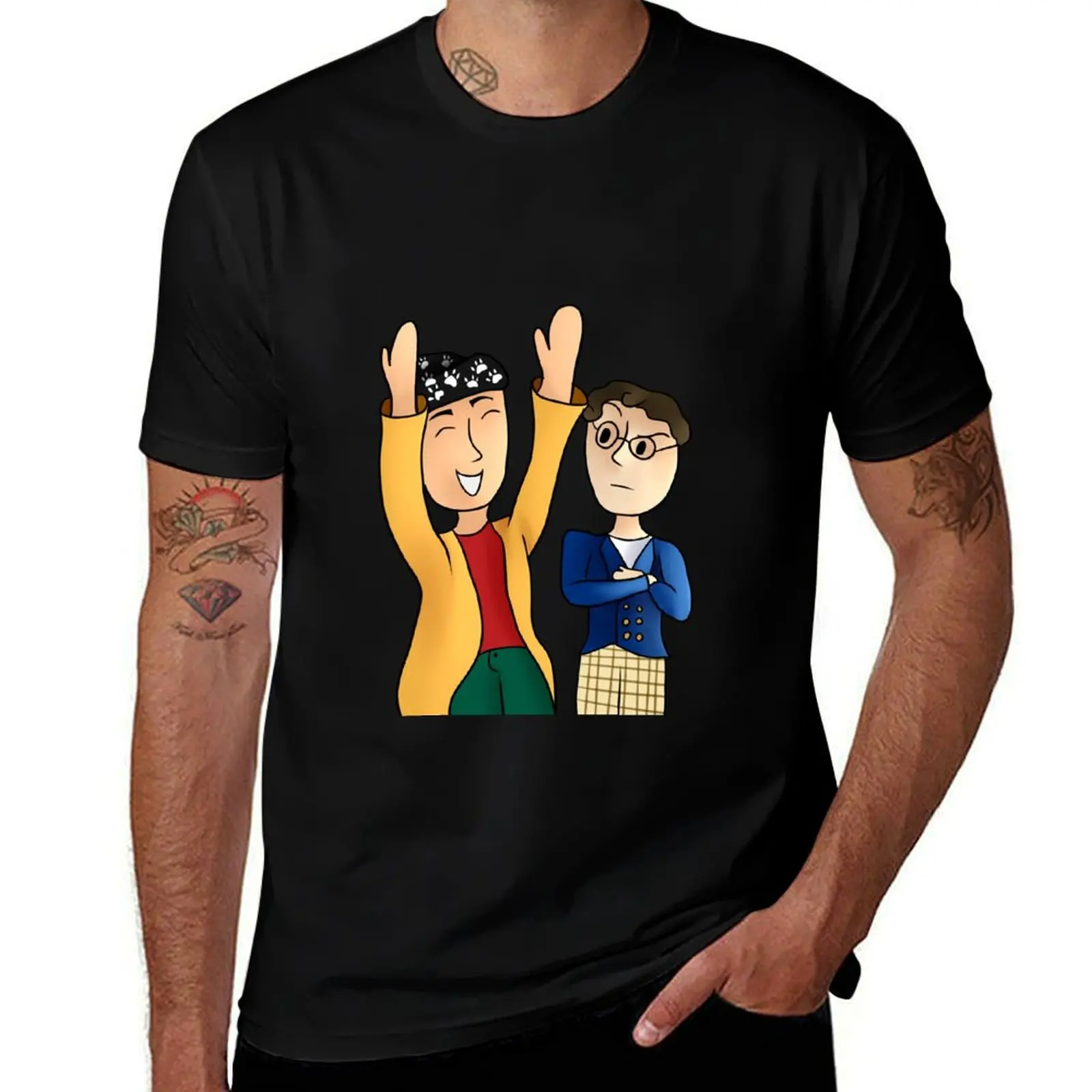 Ernst en Bobbie T-Shirt Minimalist Casual Short Sleeve Top T-Shirt