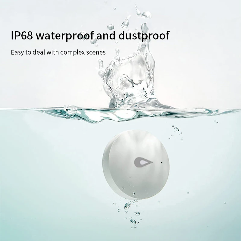 Imagem -03 - Tuya Inteligente Detector de Vazamento de Água Sensor de Inundação Tanque de Água Ligação de Água Completa Alarme de Segurança em Casa Suporte Smart Life Zigbee 3.0