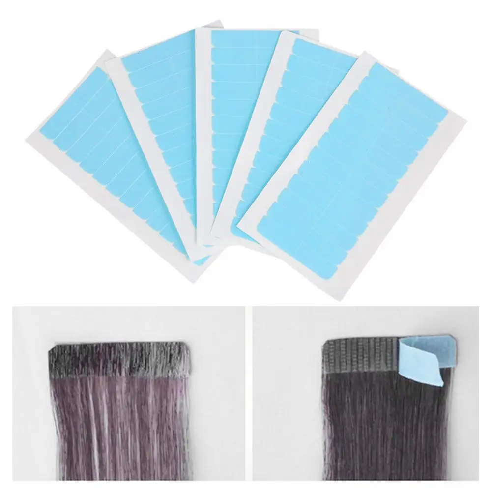 5 Sheets Hair Bonding Agent  Practical Hair Extension Toupee Wig Adhesive  Invisible Double-sided Film