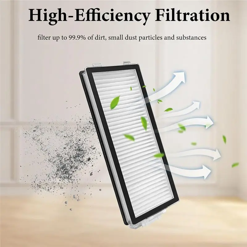 A84X-For Roborock Qrevo Master /P10s Pro/V20 Robot Vacuum Cleaner Main Side Brush Hepa Filter Mop Cloth Dust Bags Accessories - view 6