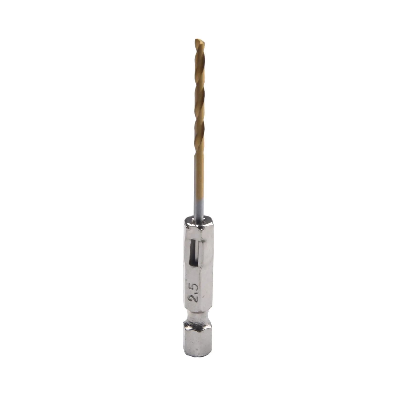 Reliable HSS Drill Bit Set of 13 Featuring Nitride Coating and Quick Change Hex Shank Compatible with Cordless Tools