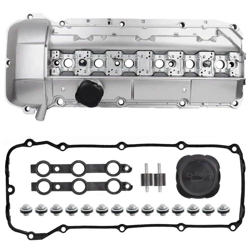 11121432928 Engine Valve Cover Cylinder Head Cover for BMW E46 E39 E53 X5 Z3 325i 330i 525i 530i M52 M54 2.5L 3.0L 1998-2002