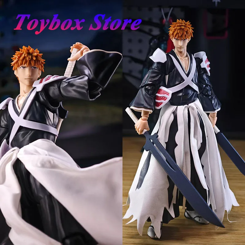 1/12 Scale Kurosaki Ichigo Anime Boy Soldier Mini Hemline Clothes Accessory For Shf 6