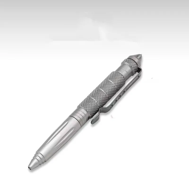 1-4 Stück Taktischer Stift Multifunktional aus Aluminiumlegierung für Outdoor-Camping Sicherheit Überlebens-Taktikwerkzeug Notfall-Glasbrecher-Stift
