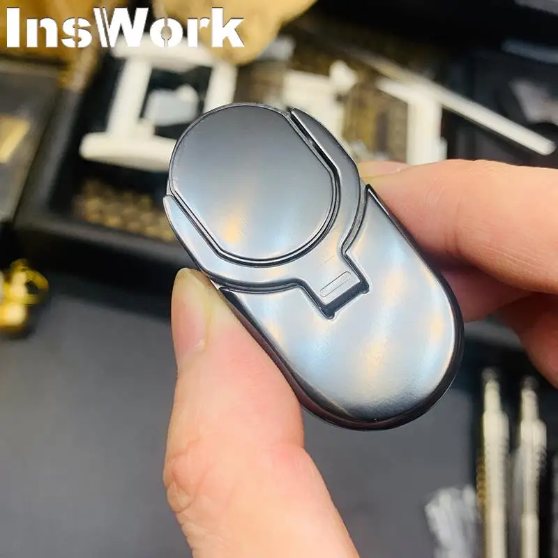 Inswork Uco EDC Decompression Metal Toys Zirconium Alloy Push Slider Magnetic Decompression Toys